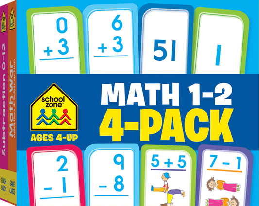 4- Pack Math Flashcards