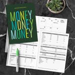 Money Budget Tracker - Family Finance Monthly Planner