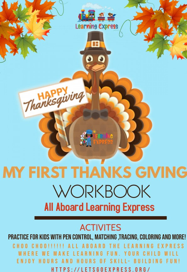 My First Thanks Giving Workbook