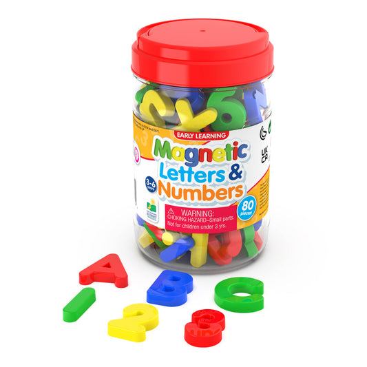 Early Learning – Magnetic Letters & Numbers: Plastic