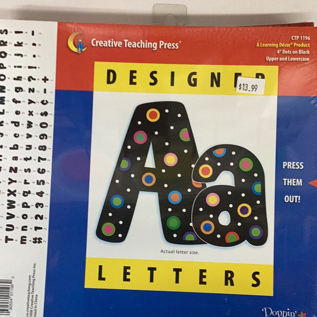 Creative Teaching Press Designer Letters