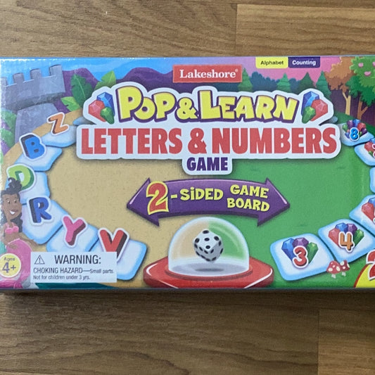 Lakeshore Pop & Learn Letters & Numbers Game