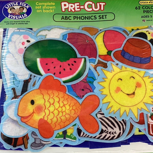 Little Folk Visual Pre-Cut ABC Phonics Set