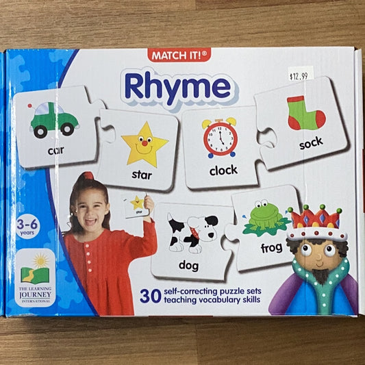 The Learning Journey International Match It Rhyme