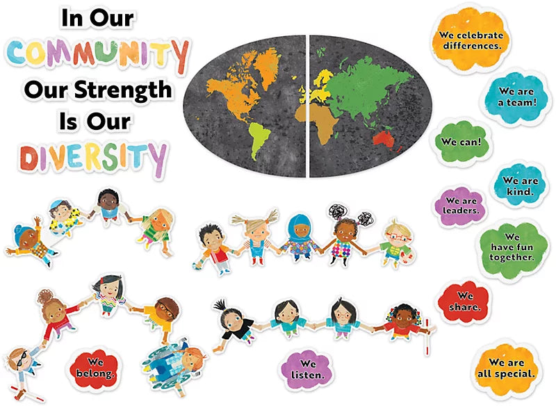 Our Strength Is Our Diversity Bulletin Board Set