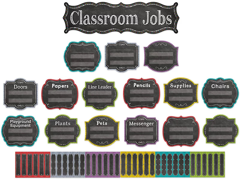 Chalk It Up! Classroom Jobs Bulletin Board Set