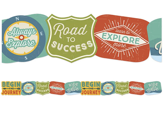 Adventurer Badge Motivational Border