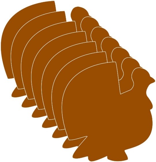 Turkey cutouts